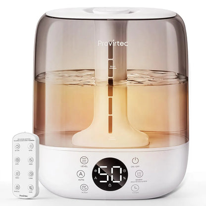6L Warm & Cool Mist Humidifier – Top-Fill, Self-Cleaning for Large Rooms