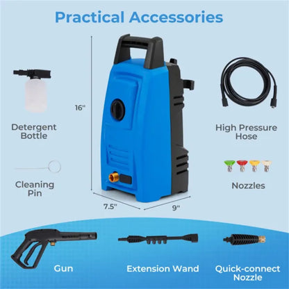 Electric High-Pressure Washer – Car & Patio Cleaner
