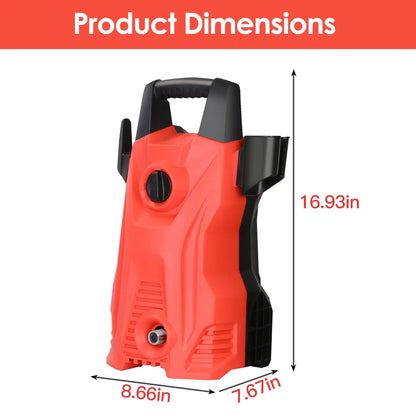 1740 PSI Electric Pressure Washer – Adjustable Nozzle