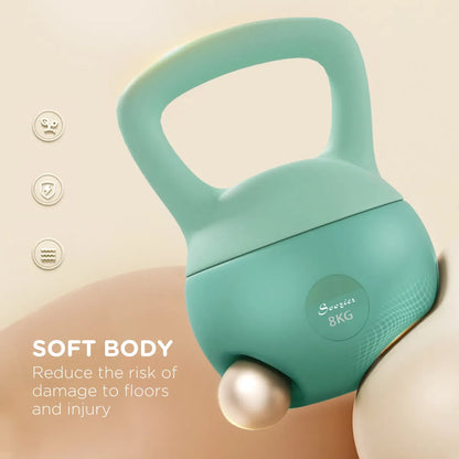 Soft Sand-Filled Kettlebell with Grip Handle for Full Body Workouts