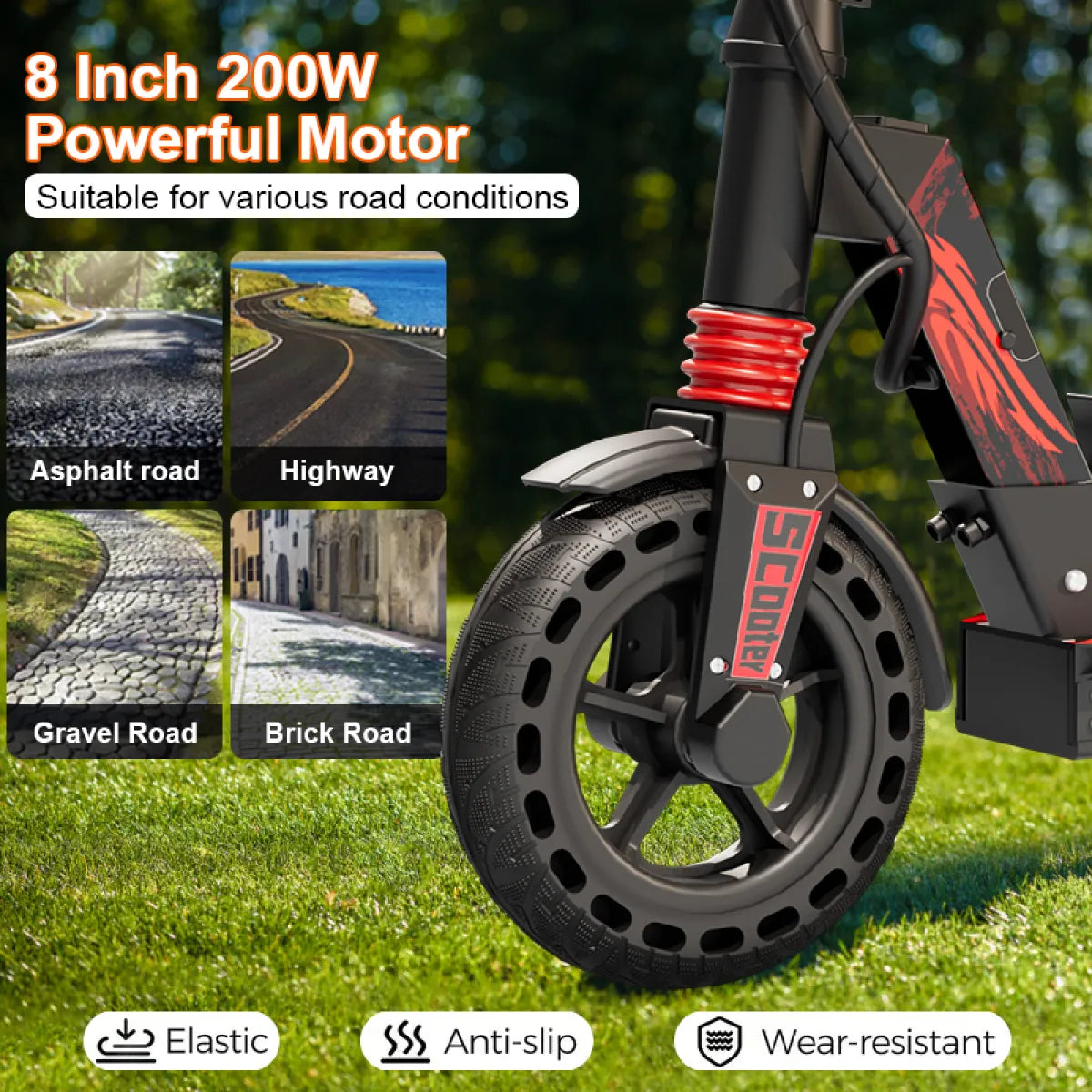 ED200 Electric Scooter for Teens – Folding Commuter
