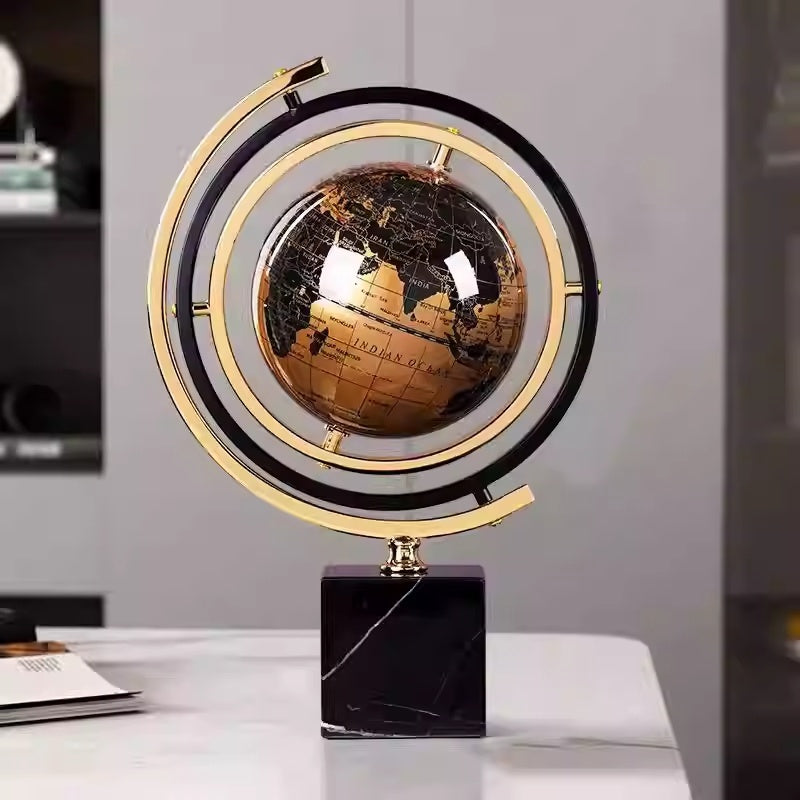 Modern globe ornament home decor