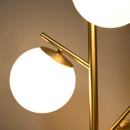 3-Light Tree Floor Lamp - in room setting