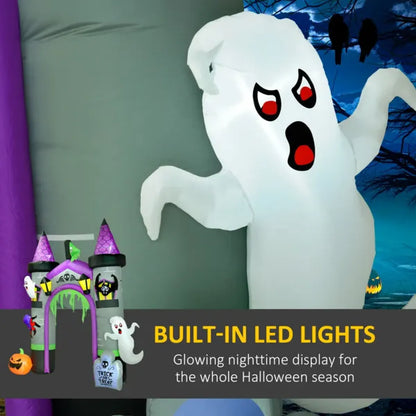 Inflatable Halloween Archway with LED Lights