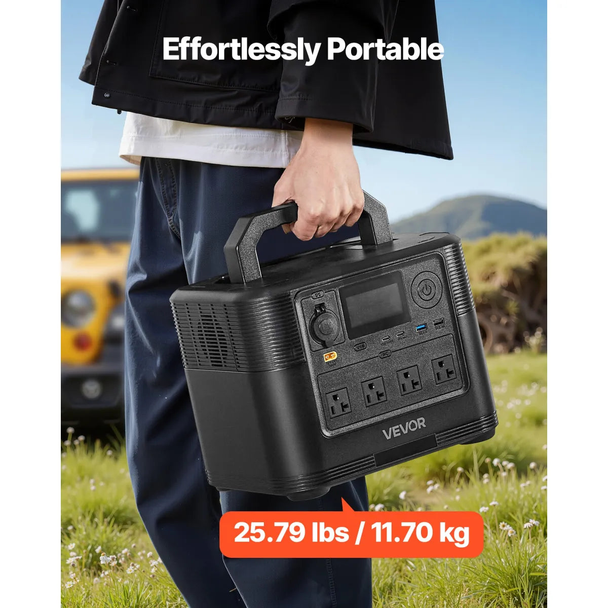 1200W 806Wh LiFePO4 Portable Power Station