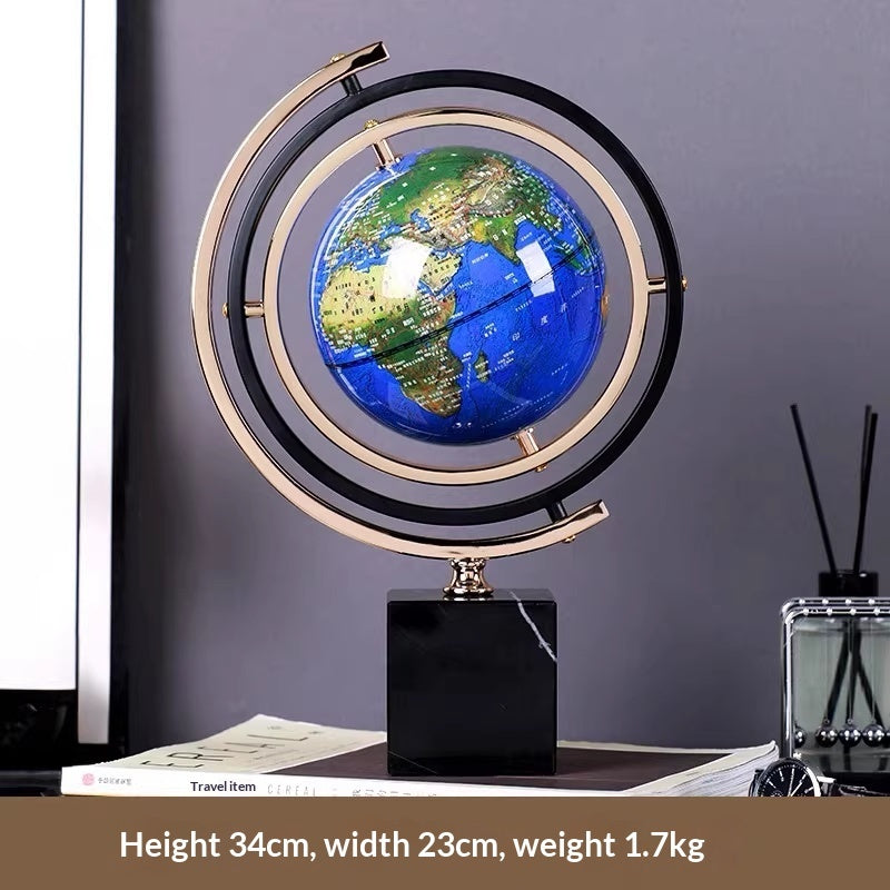 Modern globe ornament home decor