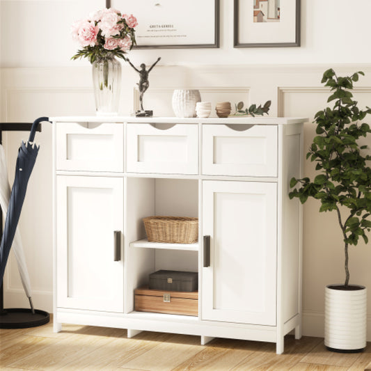 Wooden Storage Cabinet front view