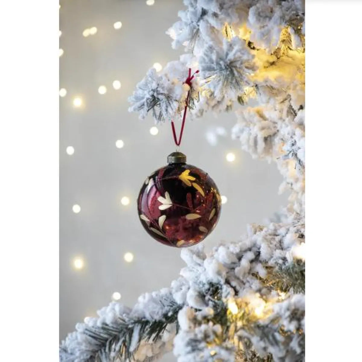 Glass Christmas Ball Ornaments, Decorative Hanging Tree Ornaments