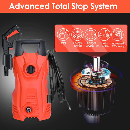 1740 PSI Electric Pressure Washer – Adjustable Nozzle