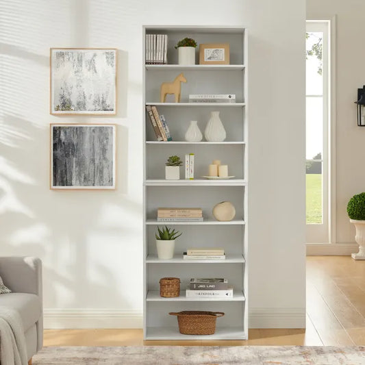 8-layer adjustable CD and DVD storage bookcase