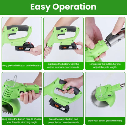 24V Cordless Grass Trimmer – Saw Blade