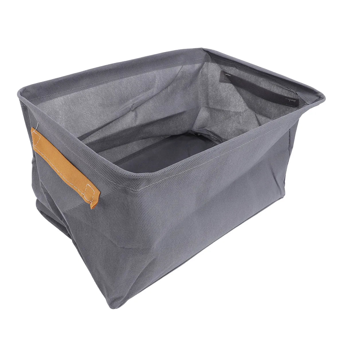 6-Piece Foldable Fabric Storage Bin Set for Closet and Wardrobe, Grey