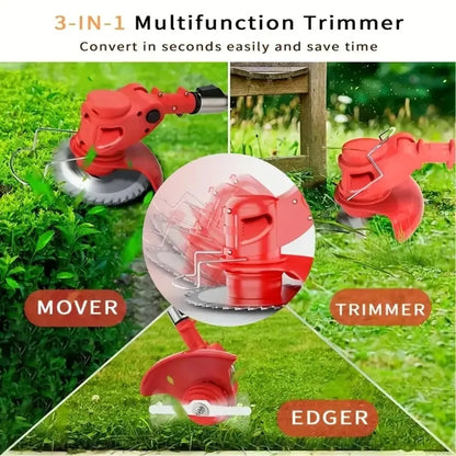 Cordless Weed Wacker – 2 Batteries Included