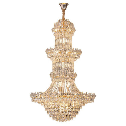 Three-layer European crystal chandelier