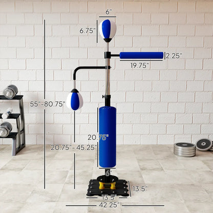 Reflex Speed Bag Stand – Adjustable Boxing Training Rig