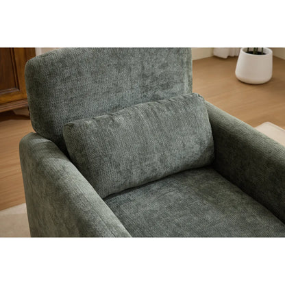 Boucle Fabric Accent Armchair – view 5