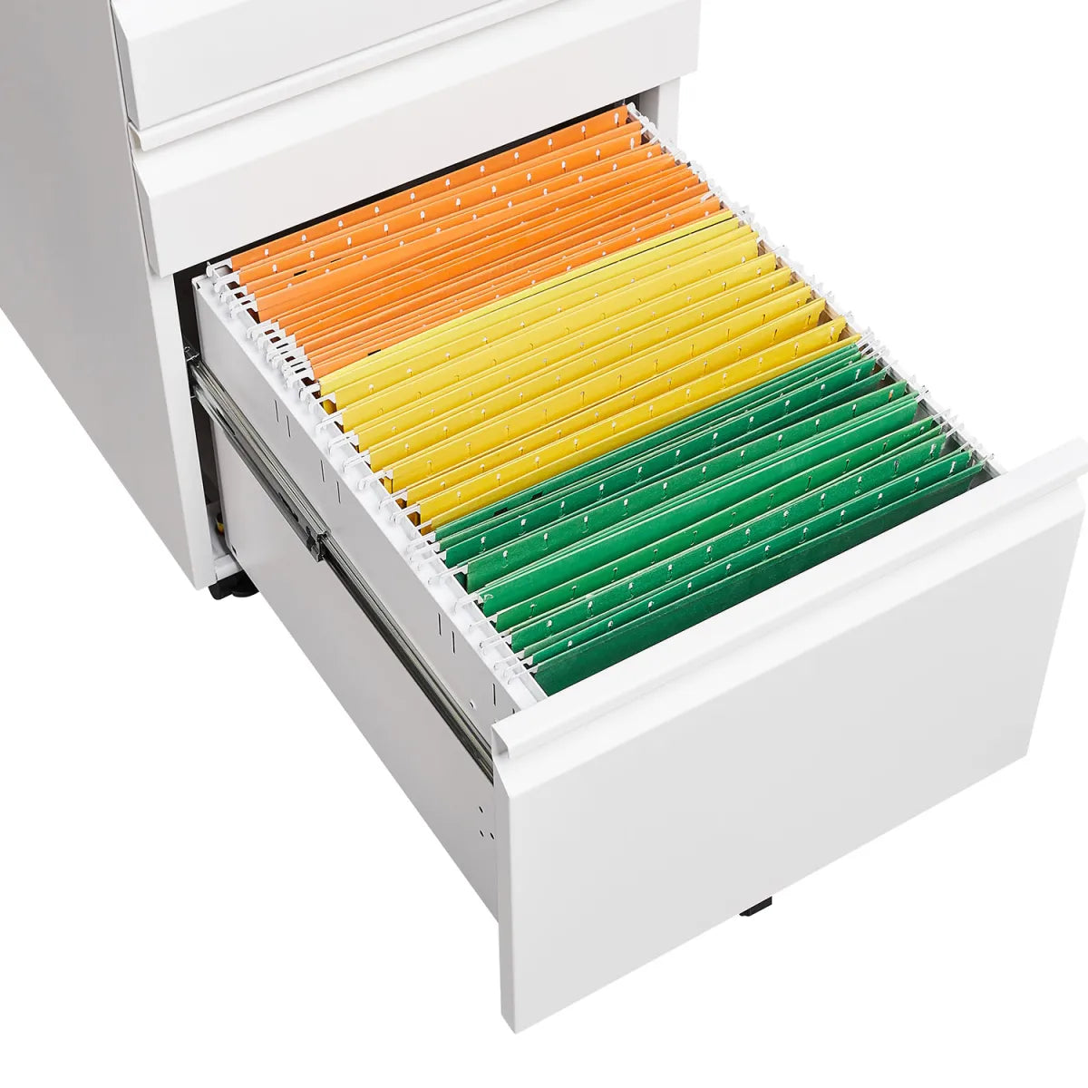 3-Drawer Mobile Filing Cabinet with Lock – view 5