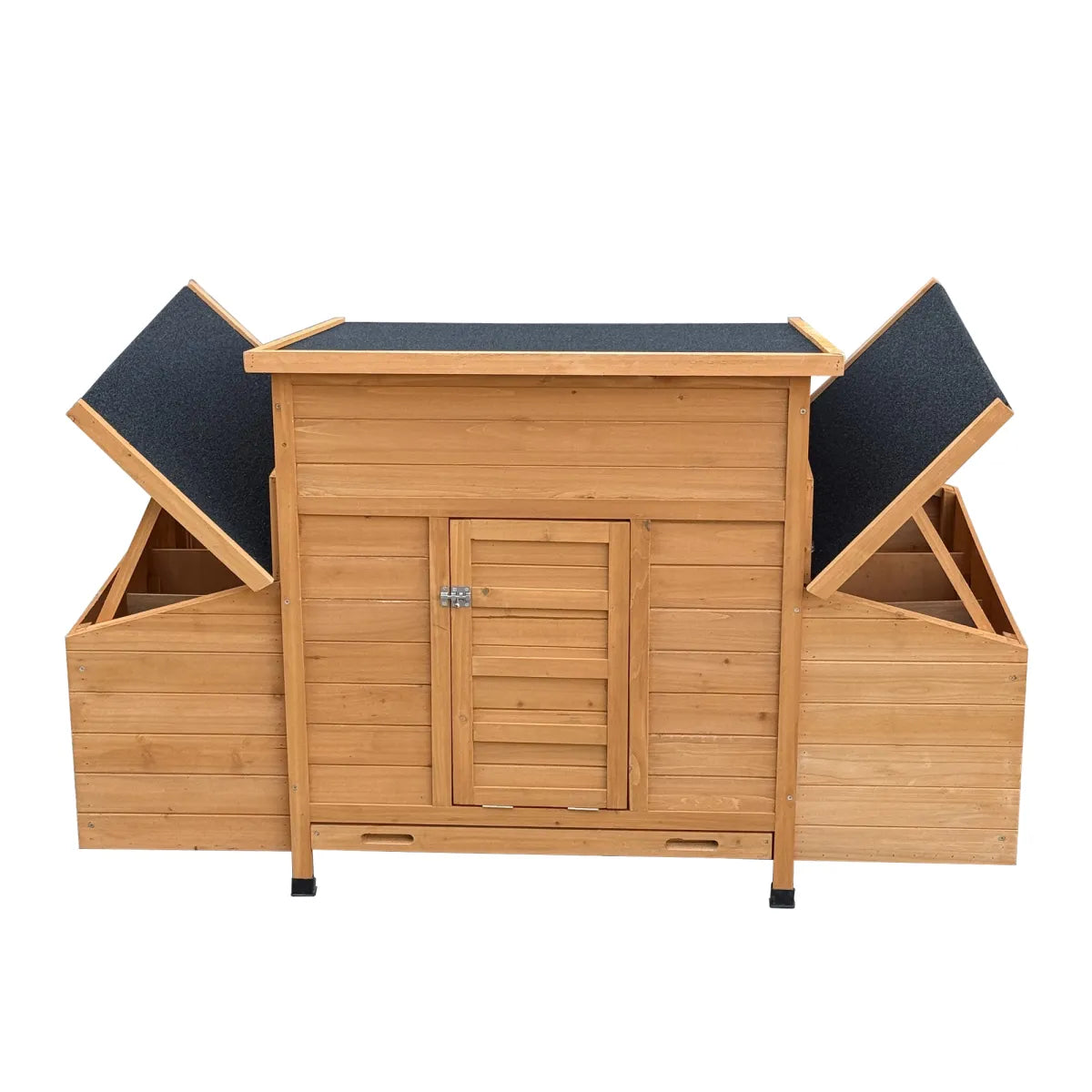 Chicken Coop with Nesting Box, Orange