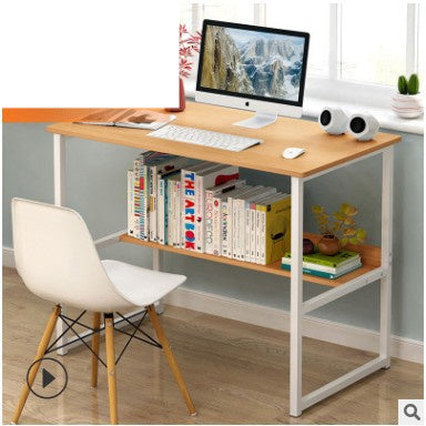 Simple solid wood writing desk