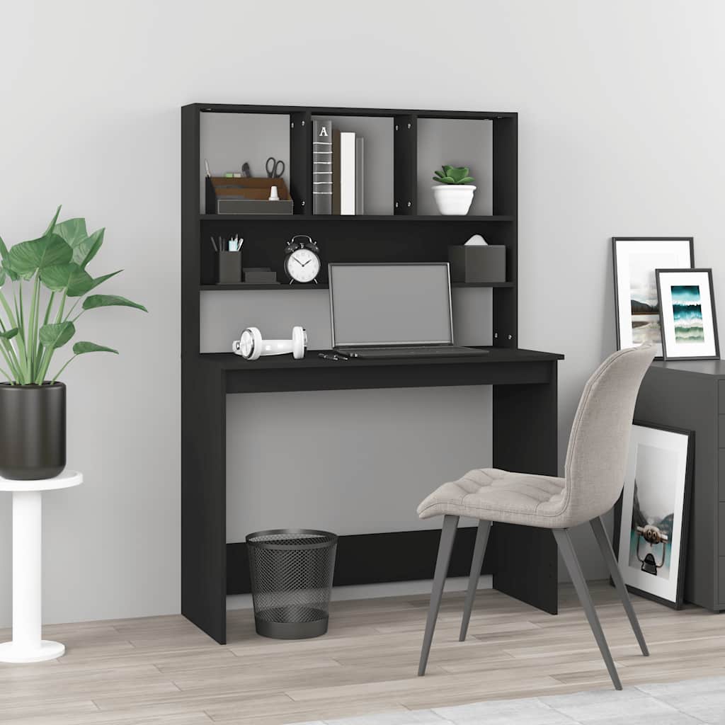 Tall desk with shelf, 102cm