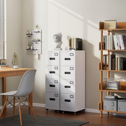 4-Drawer Lockable File Cabinet - open drawer