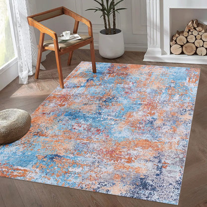 Washable Area Rug, Multi Pattern