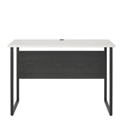 Sorina writing desk, white and light oak