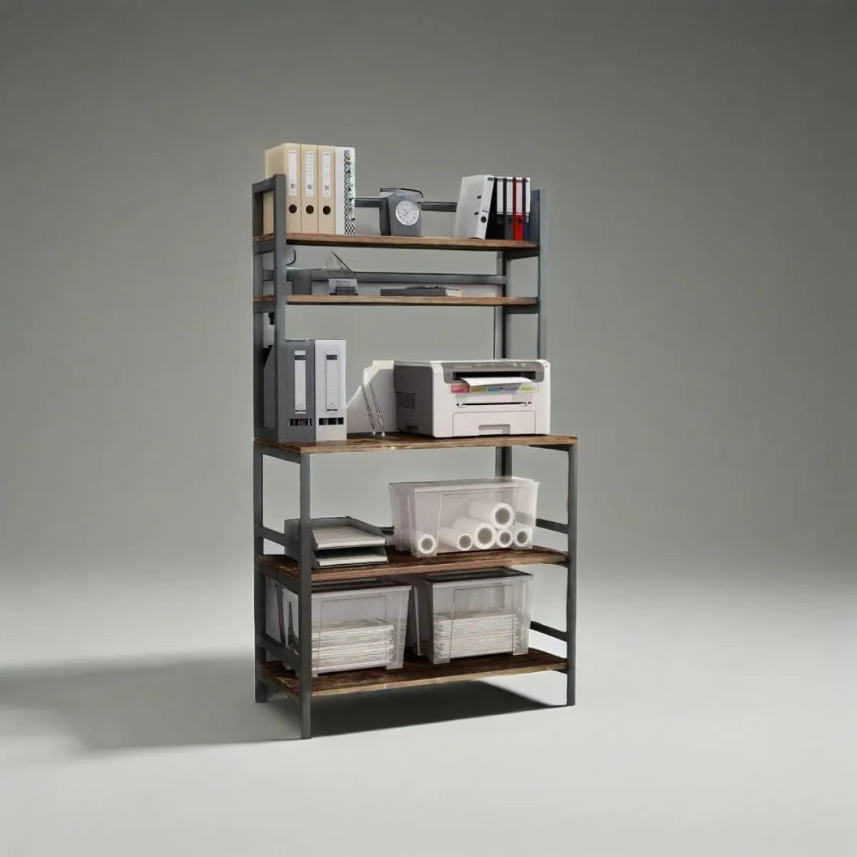 Industrial 5-Tier Kitchen Bakers Rack – view 3