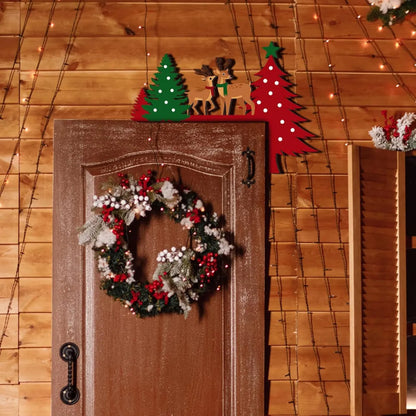 6 Pcs Christmas Door Corner Frame Decoration Set
