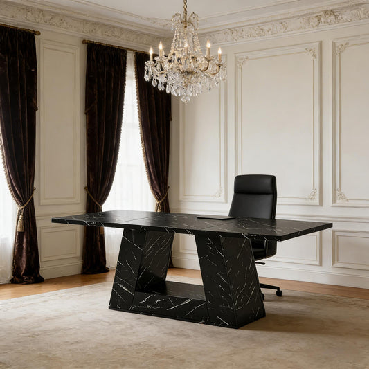 Spacious executive office desk