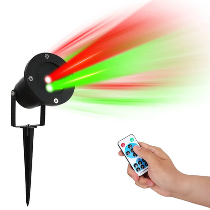 Outdoor Laser Projector Light, Red and Green Christmas Projection