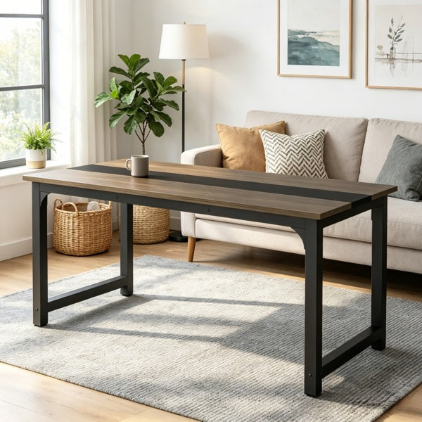 Modern clean-line computer desk