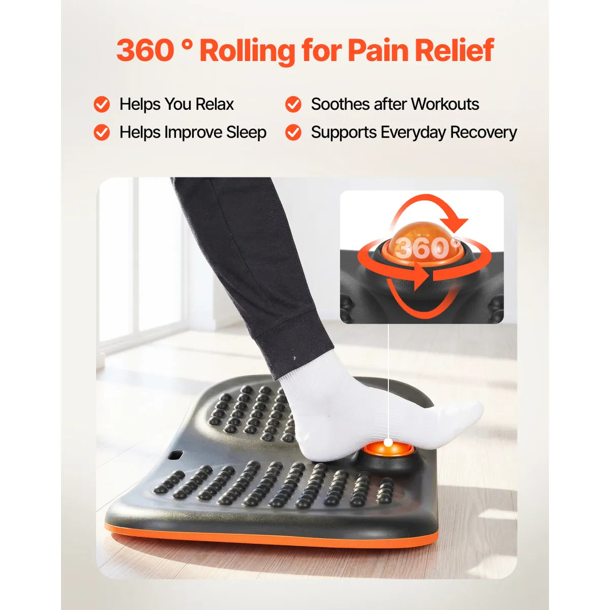 Curved Wooden Balance Board – Wobble Trainer for Core Workouts