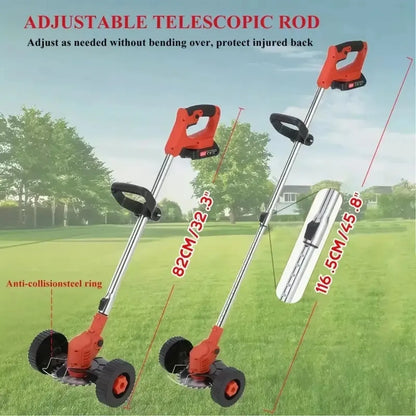Cordless Weed Wacker – 2 Batteries Included