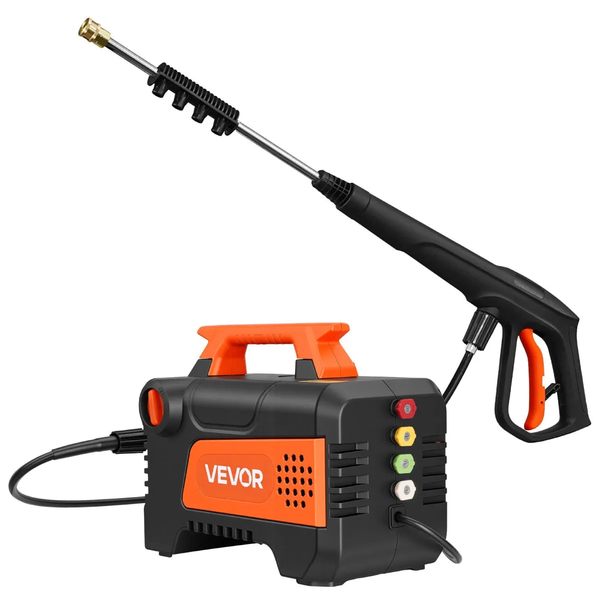 1958 PSI 2.5 GPM Electric Pressure Washer – 4 Nozzles