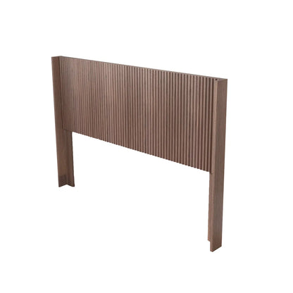 Fluted Panel Wood Headboard, Walnut