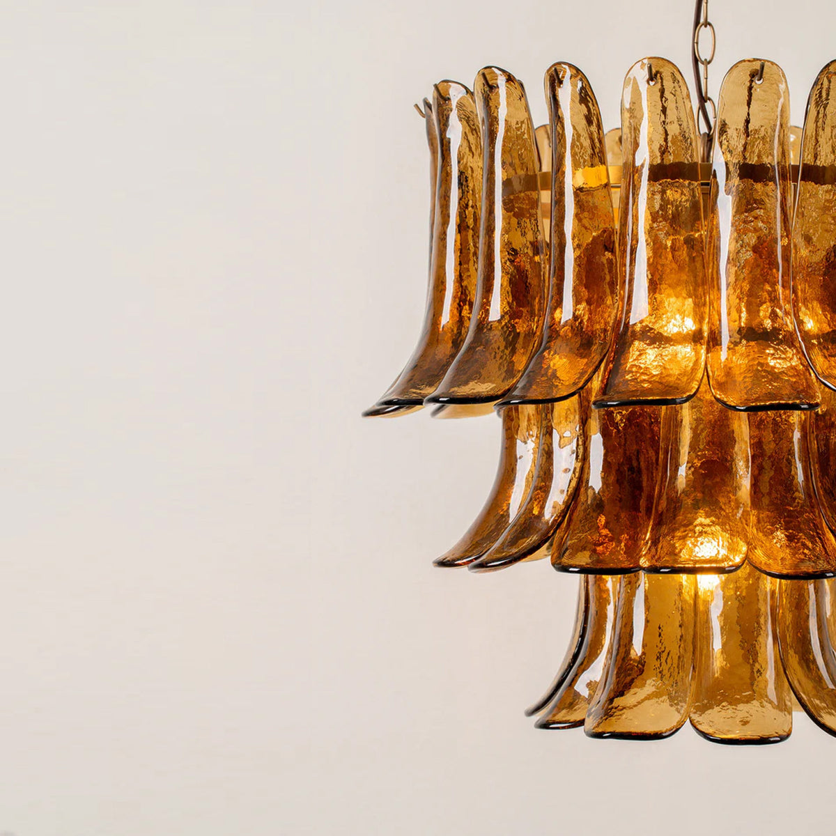 Light luxury three-layer chandelier
