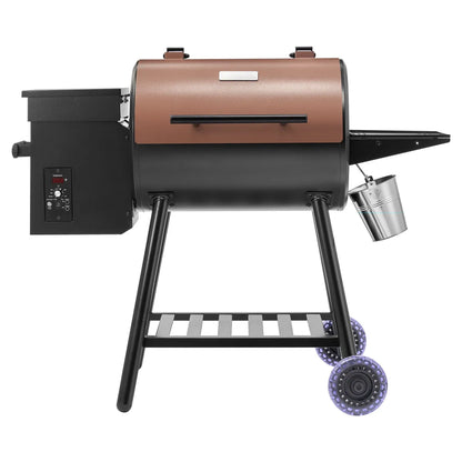 456 Sq.In. Wood Pellet Grill & Smoker – Electric Outdoor BBQ