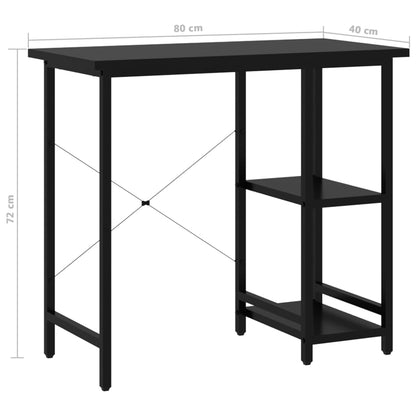 Industrial computer desk, 80cm