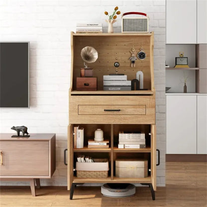 Coffee Bar Cabinet with Storage, Kitchen Buffet Cabinet – view 2