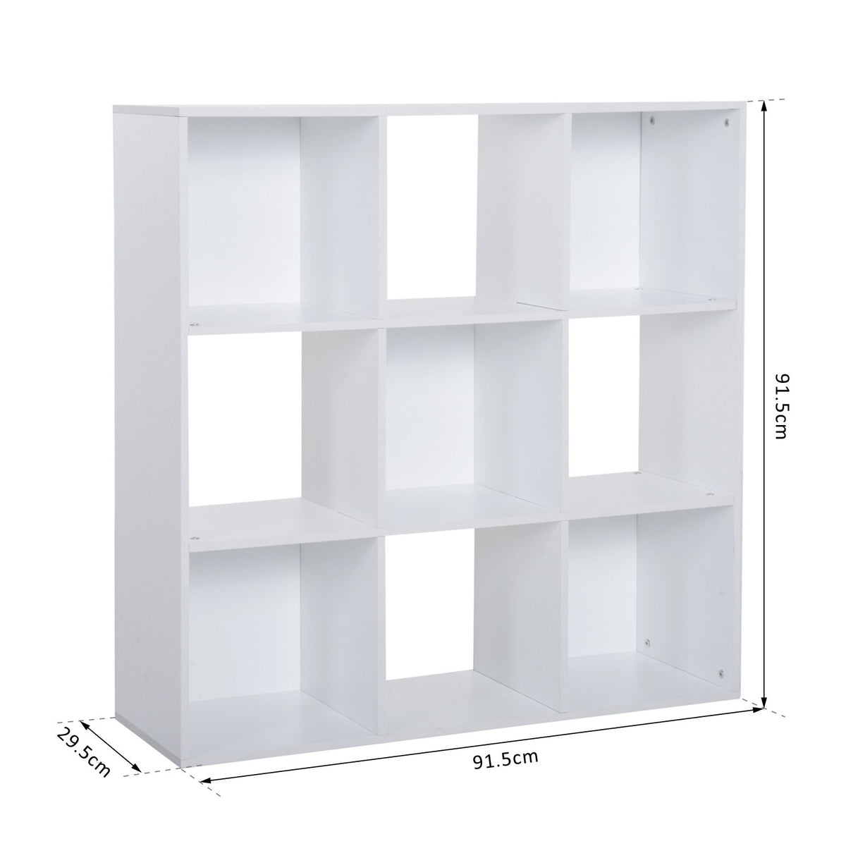 9-Cube Storage Unit, White – alternate view 3