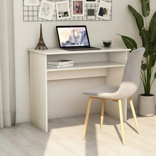 Modern engineered wood desk, 90cm