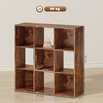 9-Cube Storage Unit, Rustic Brown – alternate view 4