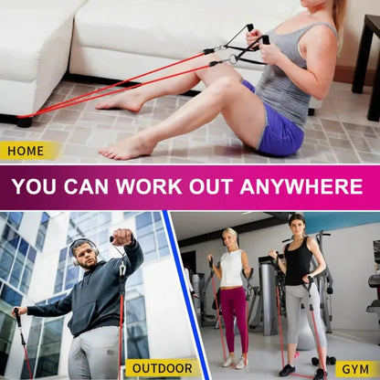 5-Piece Resistance Band Set – Exercise Bands for Strength & Stretching