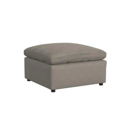 Modular Ottoman Pouf, Taupe