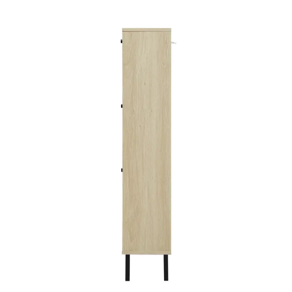 Rattan 3-Door Freestanding Shoe Storage Cabinet – view 2