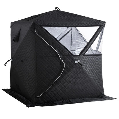 4-Person Outdoor Steam Sauna Tent – Portable Camping Sauna with Velcro Closure