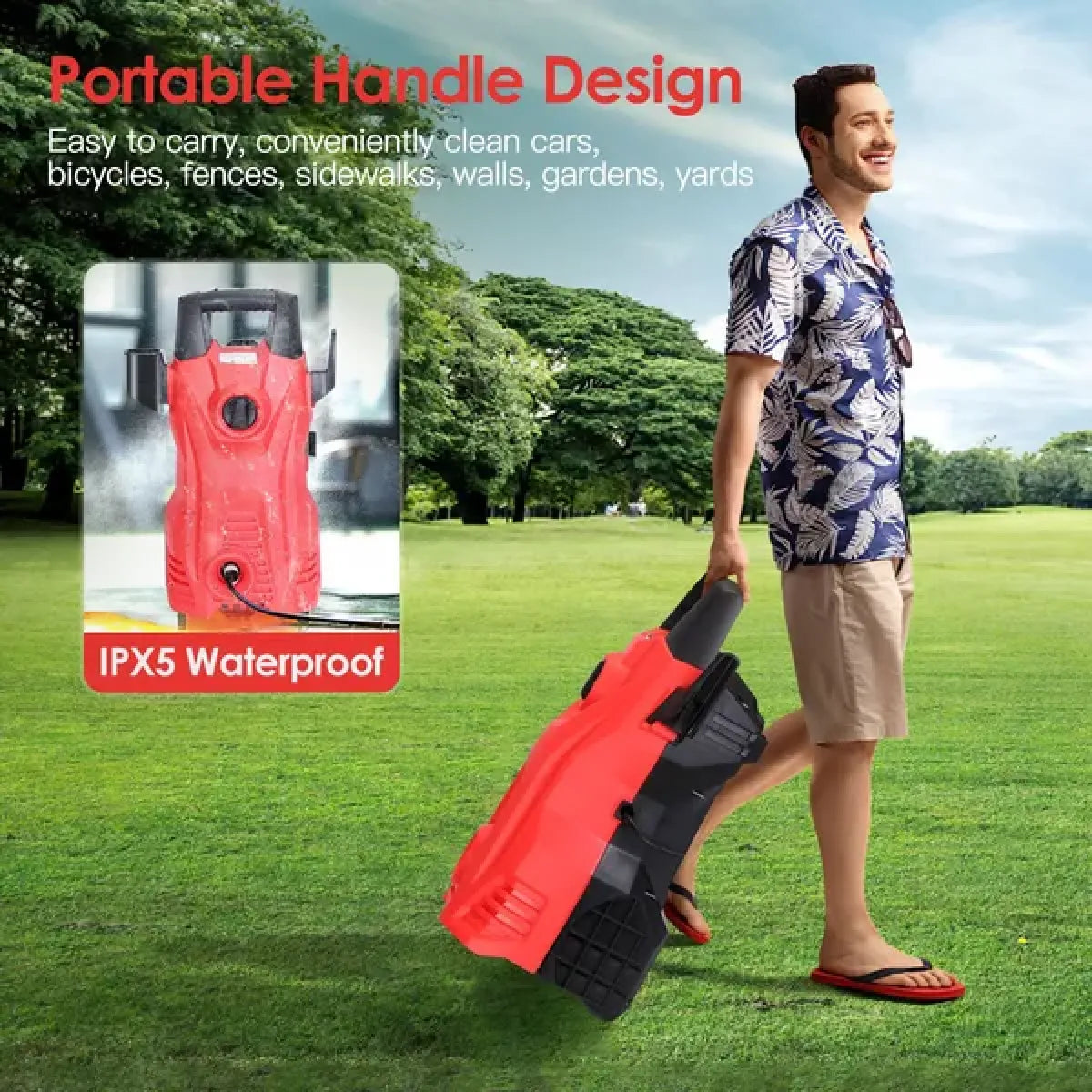 3000 PSI 2.6 GPM Electric Pressure Washer