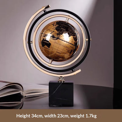 Modern globe ornament home decor