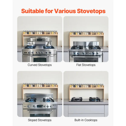 Over-the-Stove Spice Shelf – Kitchen Counter Organizer Rack